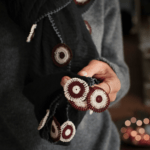 Oya Detaylı Şal - Bordo - Görsel 2