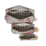 Toile de Jouy - Kırmızı - Görsel 4
