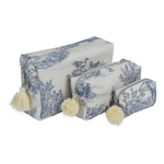 Toile de Jouy - Mavi - Görsel 4